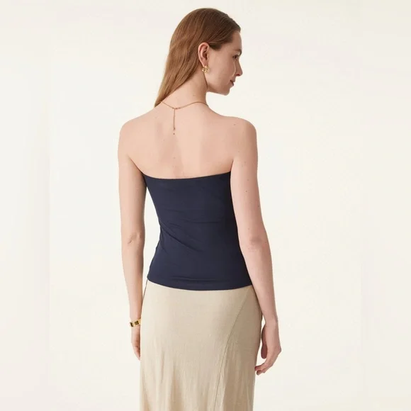NWT OGL Eco-SkinKiss® Non-slip Essential Tube Brami Top - Midnight Navy Size S - Picture 11 of 16